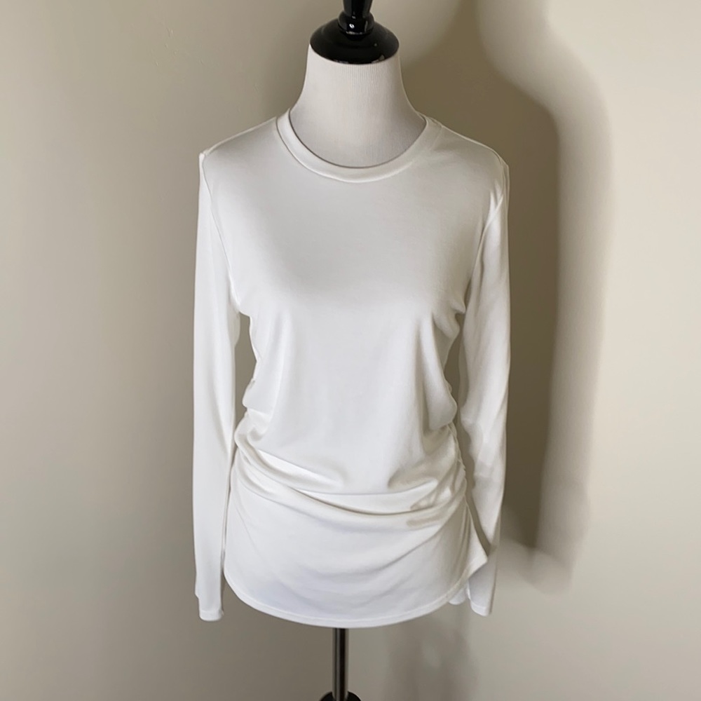 Lucky Brand Ribbed Long Sleeve Top